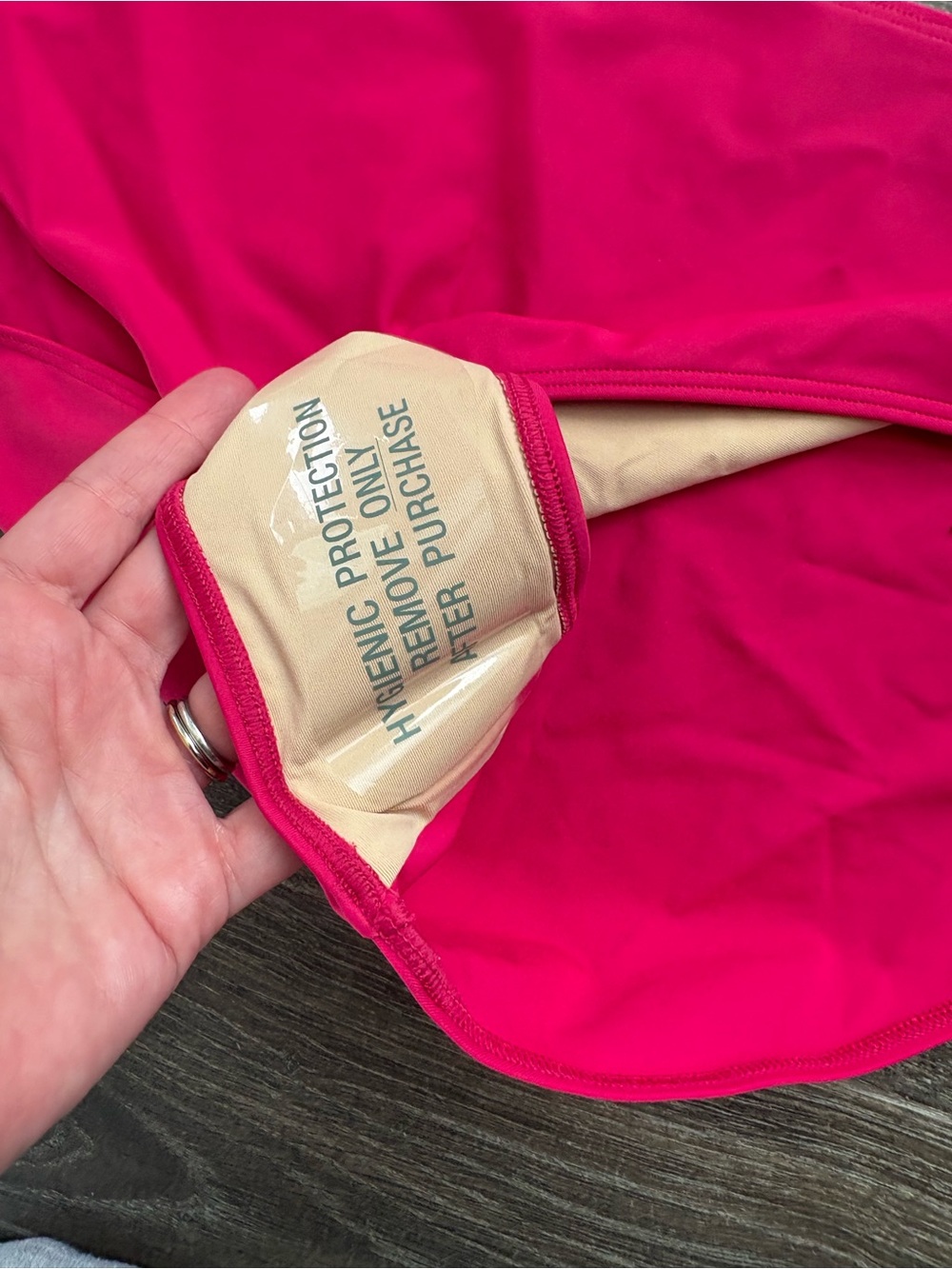 Summersalt Swim Mid Rise Bottoms - Size 20 Raspberry NEW! - Picture 3 of 4